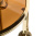 Журнальный столик с коричневым стеклом (золотой) 13RXET6034-GOLD